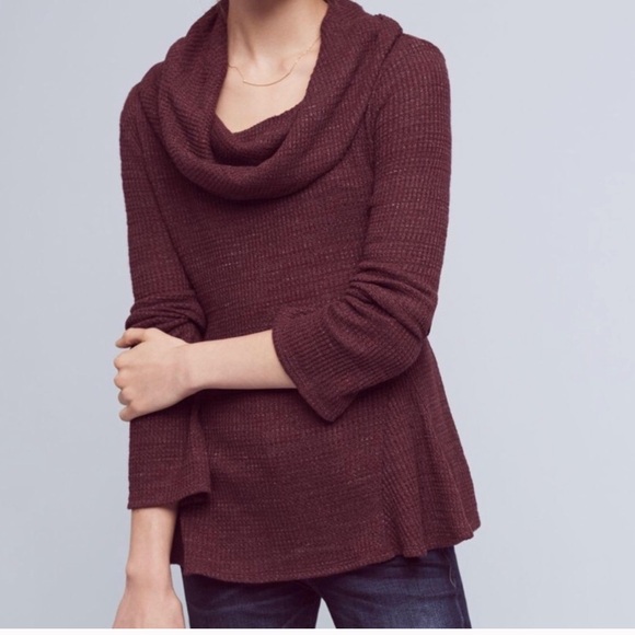 Anthropologie postmark Maurisa cowl neck thermal - Picture 1 of 8